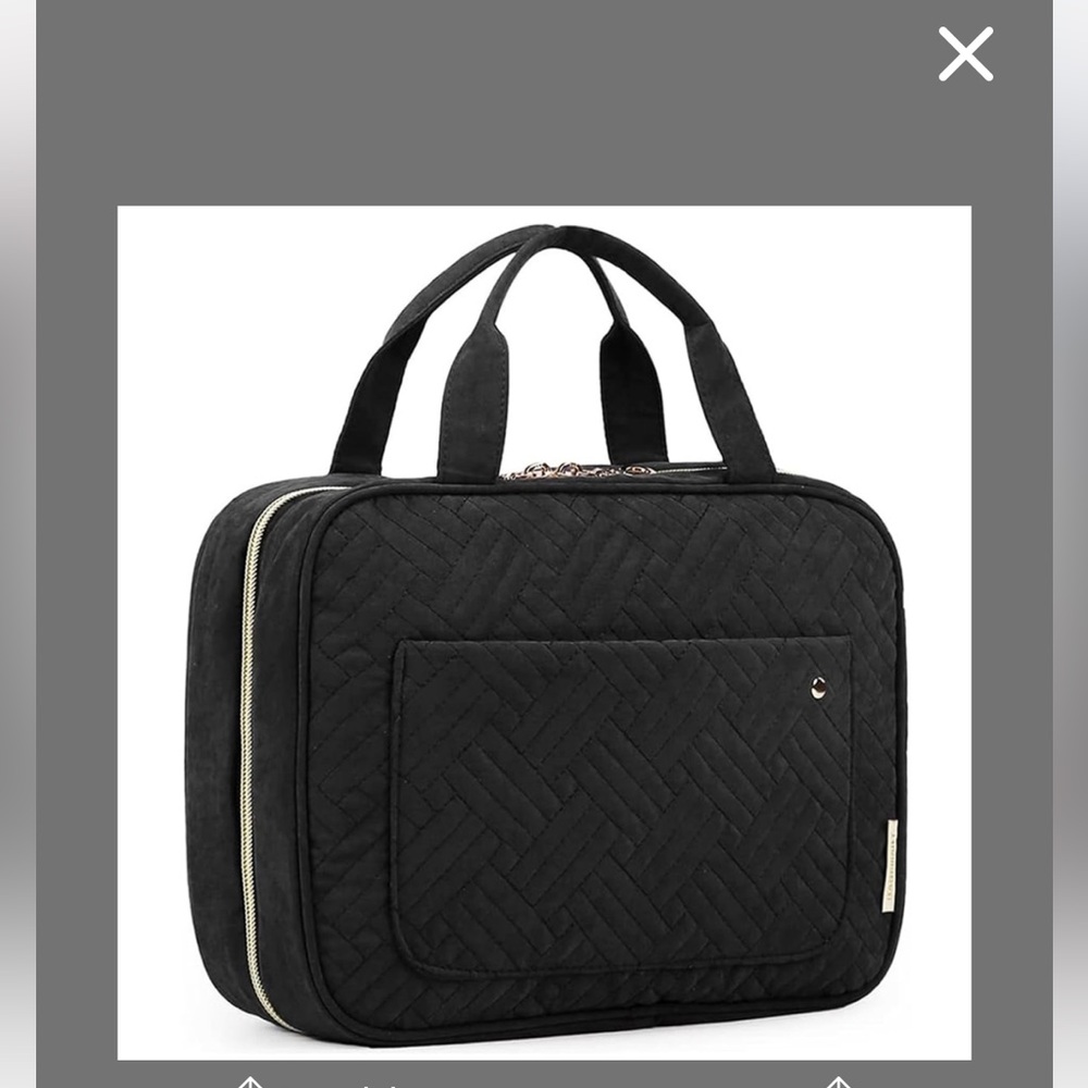 BAGSMART Large Toiletry Bag Travel Bag With Hanging Hook NWT